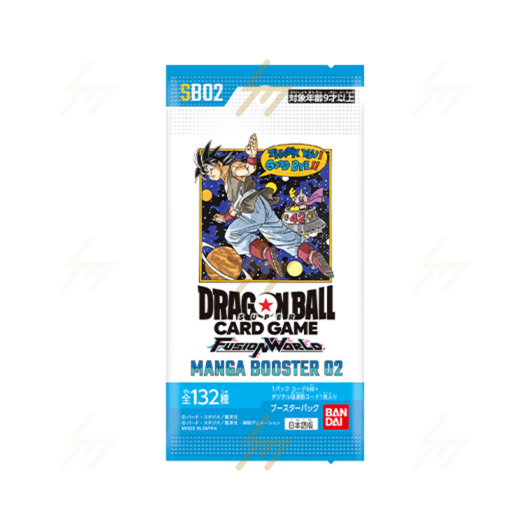 PRE-ORDER: SB02 - Dragon Ball Super Card Game Fusion World - Booster Box - MANGA BOOSTER 02 (Japanese)