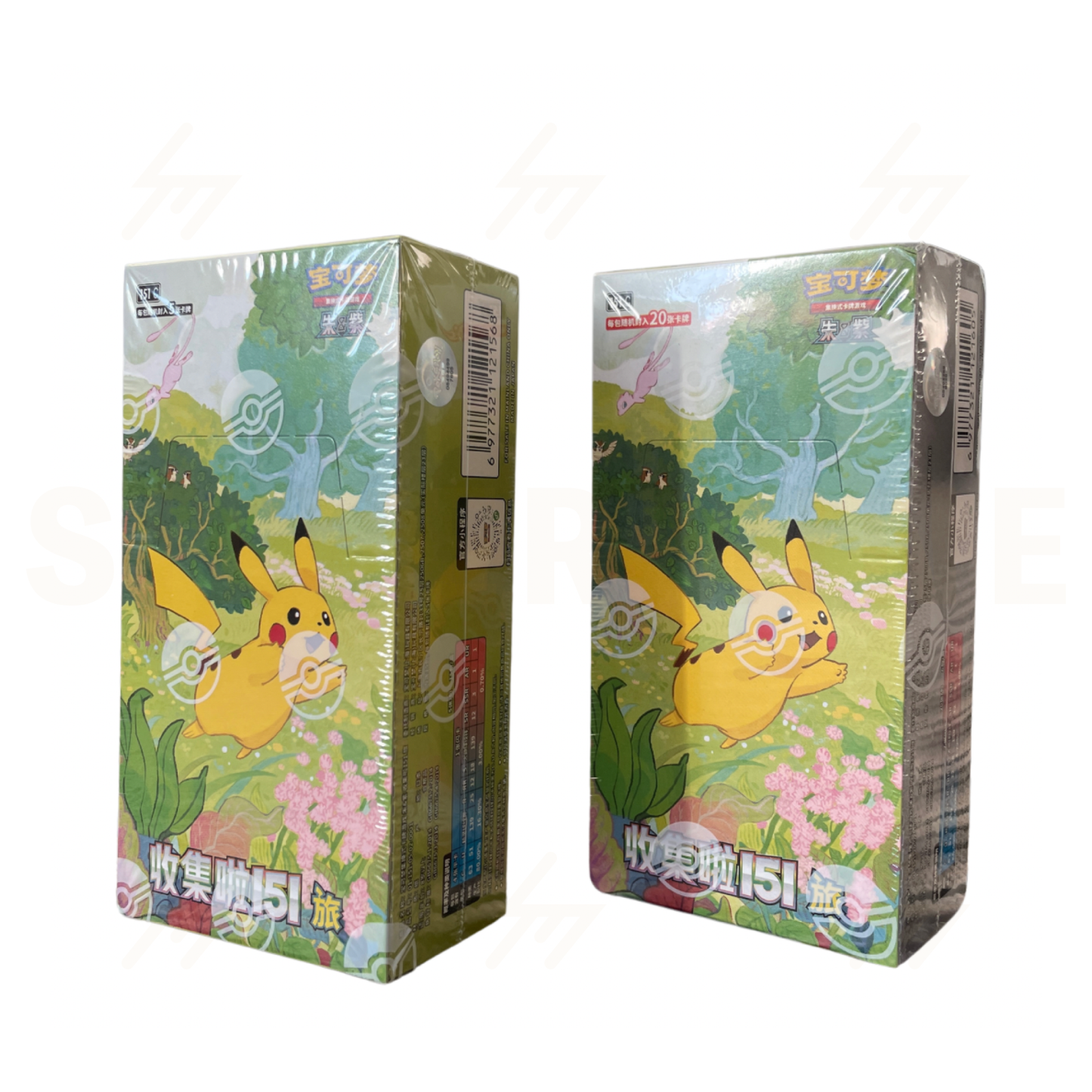 151C - Pokemon TCG - Booster Box - Scarlet & Violet - 151 Collection: Journey (Simplified Chinese)