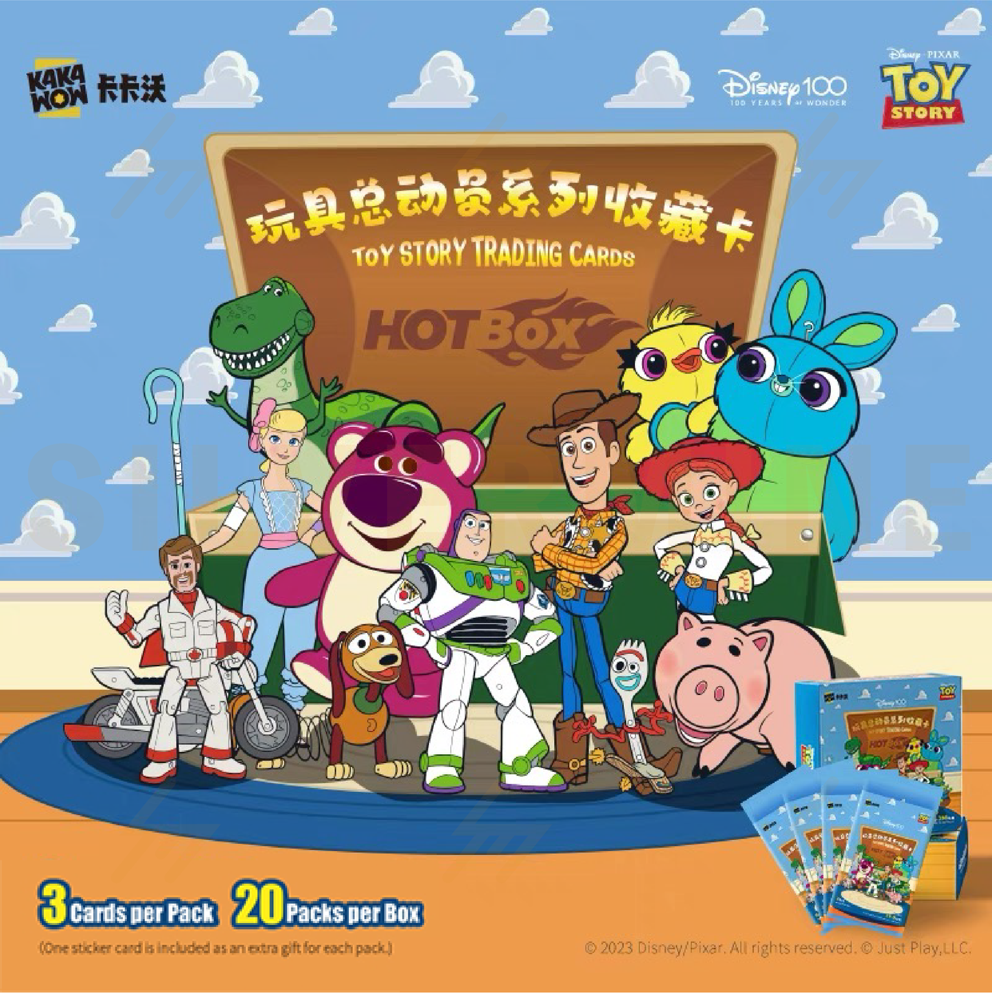 KAKAWOW - Booster Box - 2023 HOTBOX Toy Story Trading Cards