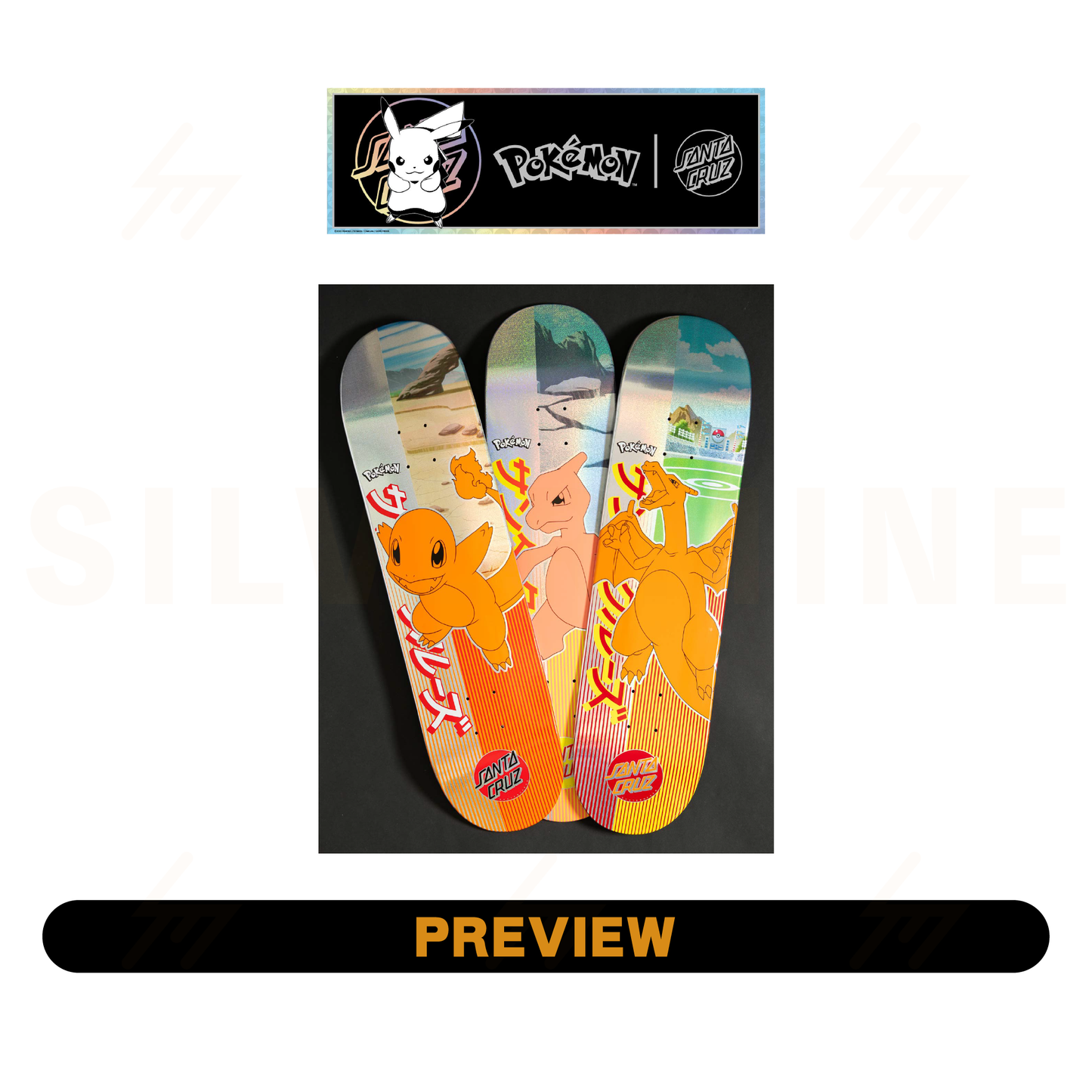 Santa Cruz x Pokemon - Blind Bag - 8″ Skateboard Deck