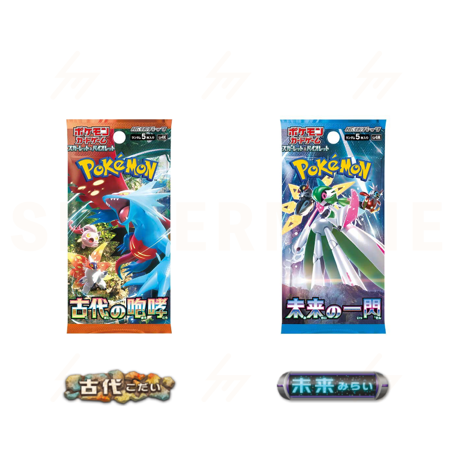 sv4K & sv4M - Pokemon TCG - Booster Box - Scarlet & Violet - Ancient Roar & Future Flash (Japanese)