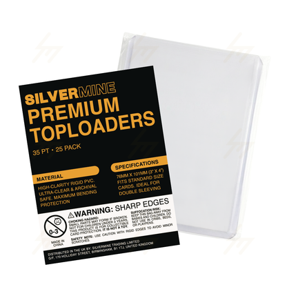 SILVERMINE Premium Toploader | 76mm x 101mm