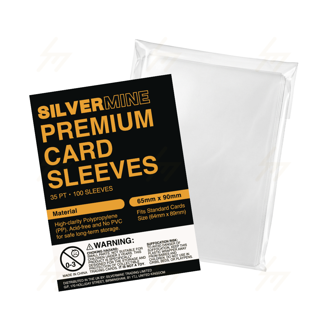 SILVERMINE Premium Card Sleeves | 65mm x 90mm