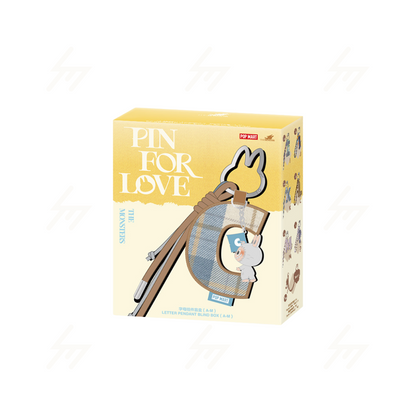 POP MART - Blind Box - THE MONSTER PIN FOR LOVE SERIES Letter Pendant (A-M)