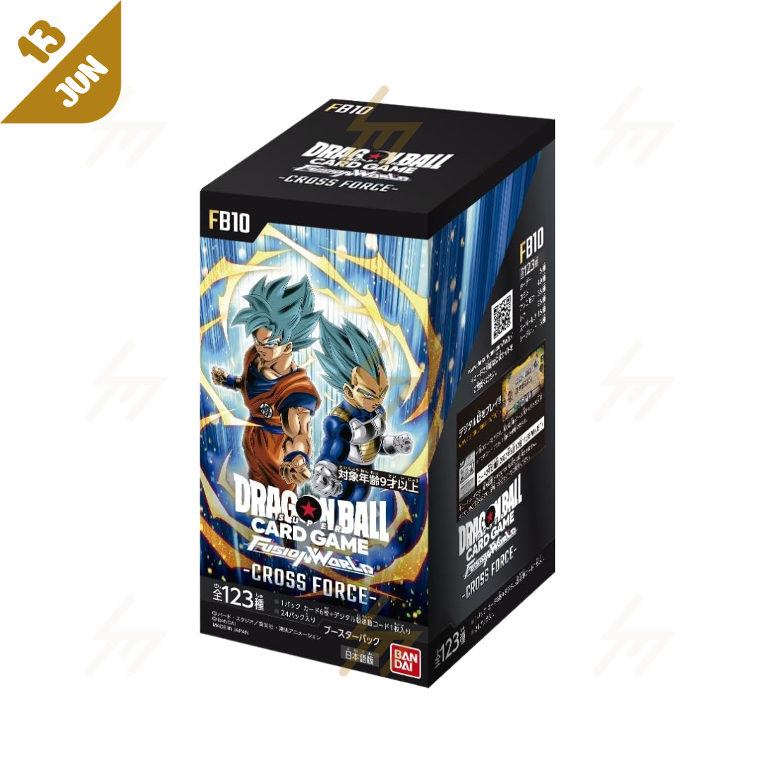 PRE-ORDER: FB10 - Dragon Ball Super Card Game Fusion World - Booster Box - CROSS FORCE (Japanese)