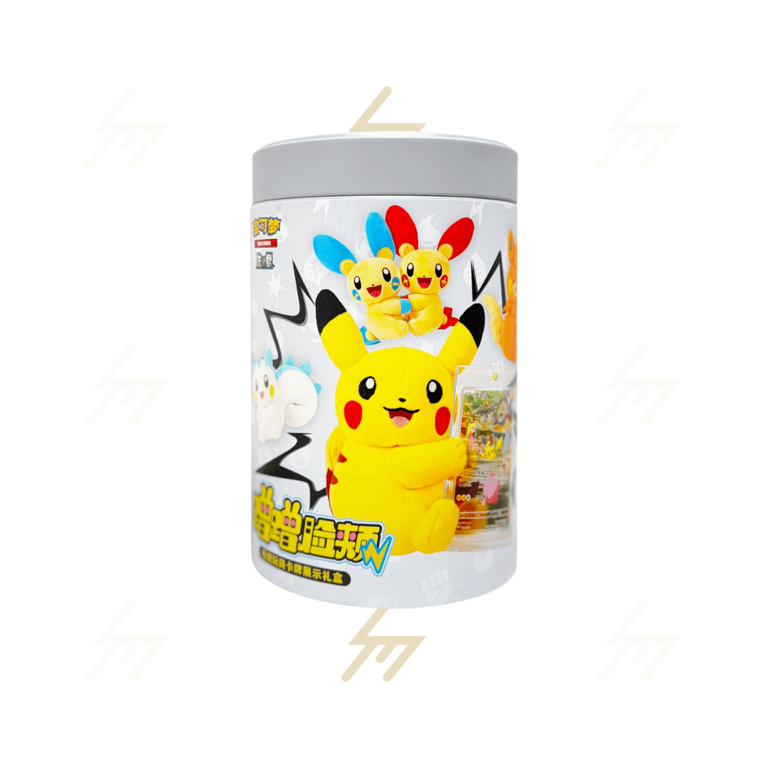 Pokemon TCG - Special Box - Cheek-to-Cheek Plush and Card Display Collector’s Box (Simplified Chinese)