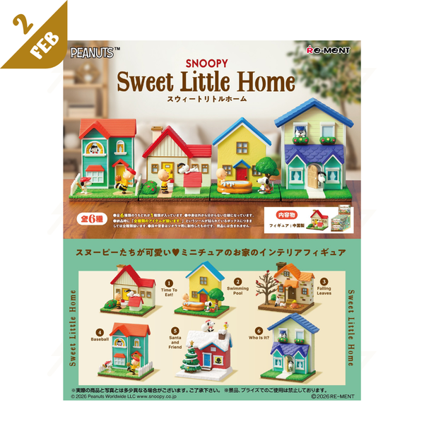 PRE-ORDER: Re-Ment - Blind Box - SNOOPY - Sweet Little Home
