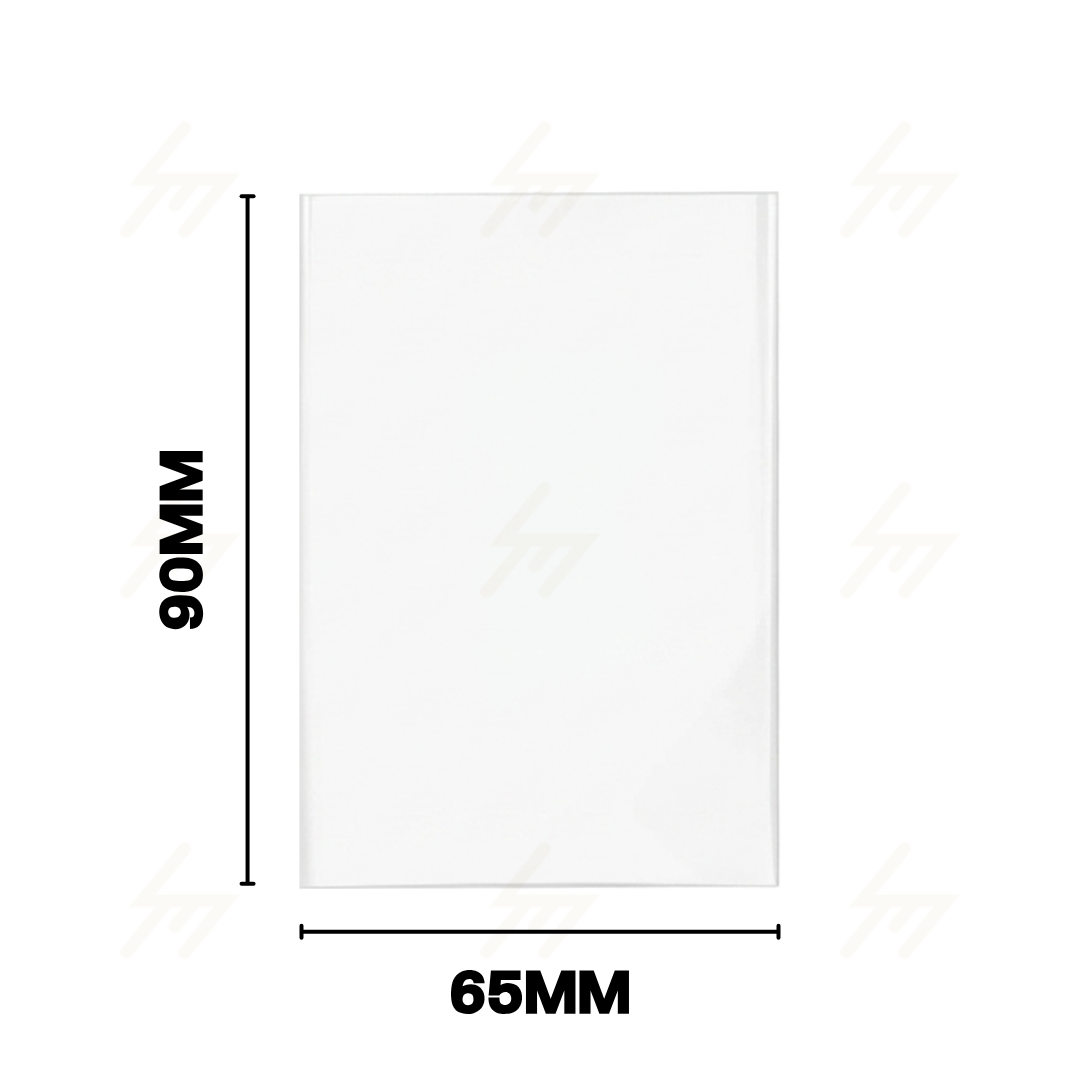 SILVERMINE Premium Card Sleeves | 65mm x 90mm