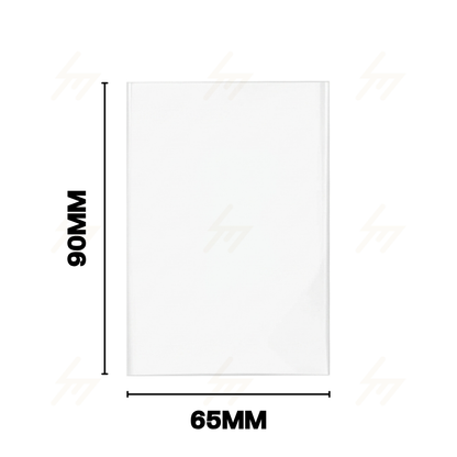 SILVERMINE Premium Card Sleeves | 65mm x 90mm | 100 Sleeves