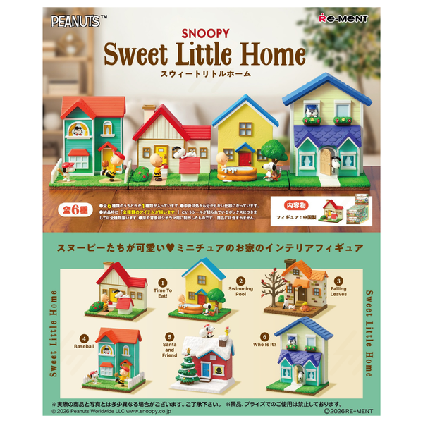 Re-Ment - Blind Box - SNOOPY - Sweet Little Home