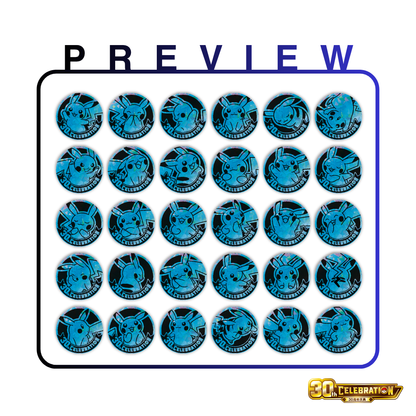 PRE-ORDER: Pokemon TCG - 30th CELEBRATION Coin Set (Simplified Chinese)