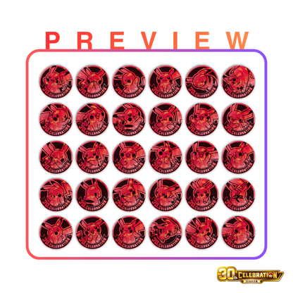 PRE-ORDER: Pokemon TCG - 30th CELEBRATION Coin Set (Simplified Chinese)