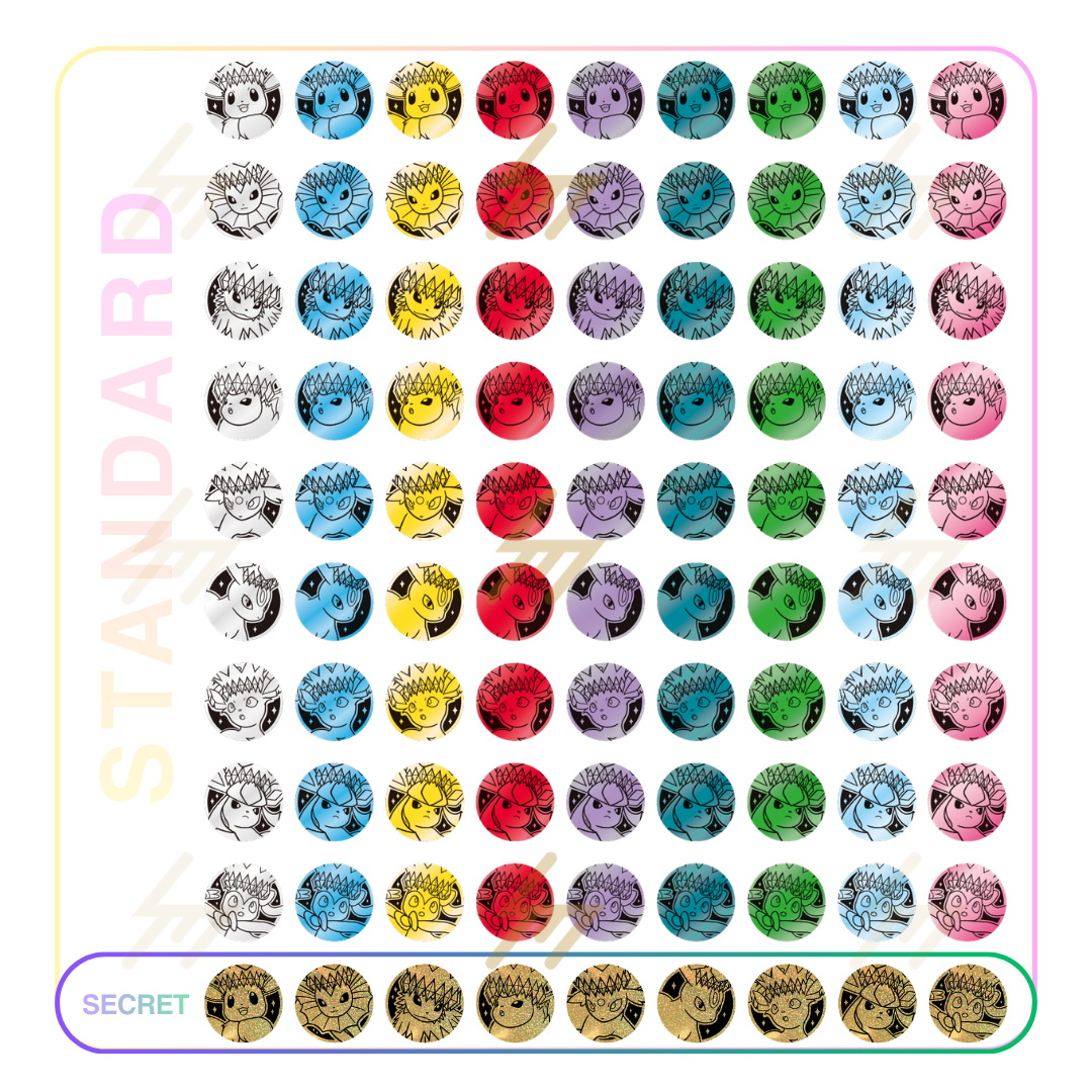PRE-ORDER: Pokemon TCG - Scarlet & Violet - Eeveelution Coin Set Collection (Simplified Chinese)
