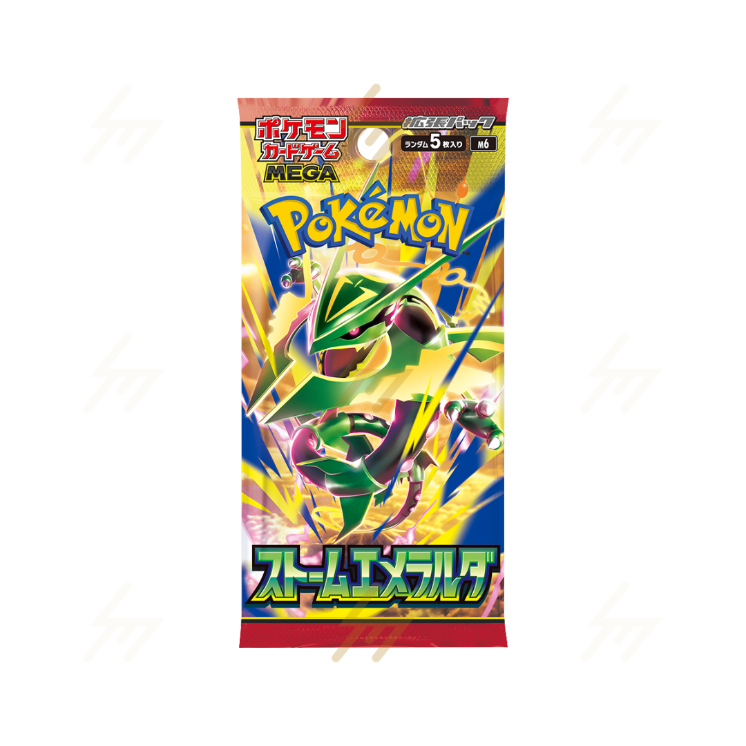 m6 - Pokemon TCG - Booster Pack - MEGA - Storm Emeralda (Japanese)