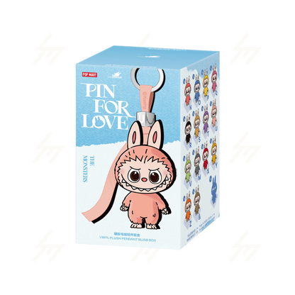 POP MART - Blind Box - THE MONSTER PIN FOR LOVE SERIES Vinyl Plush Pendant (N-Z)