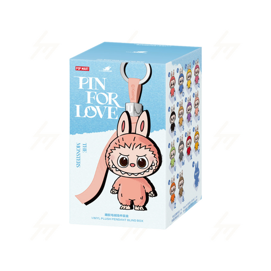 POP MART - Blind Box - THE MONSTER PIN FOR LOVE SERIES Vinyl Plush Pendant (N-Z)