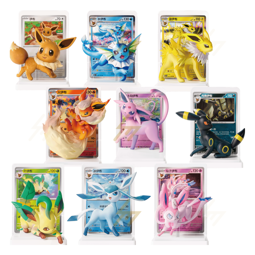 PRE-ORDER: Pokemon TCG - Blind Box - Dream Collection: Eeveelution Figure Set (Simplified Chinese)