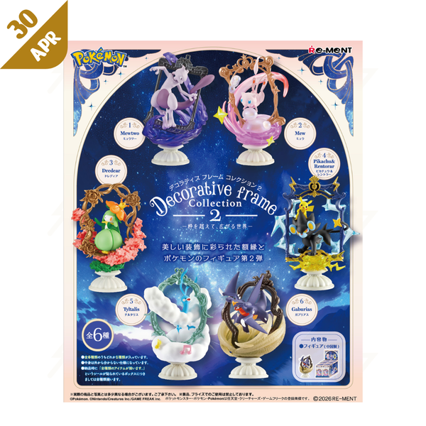 PRE-ORDER: Re-Ment - Blind Box - Pokemon - Decorative Frame Collection 2