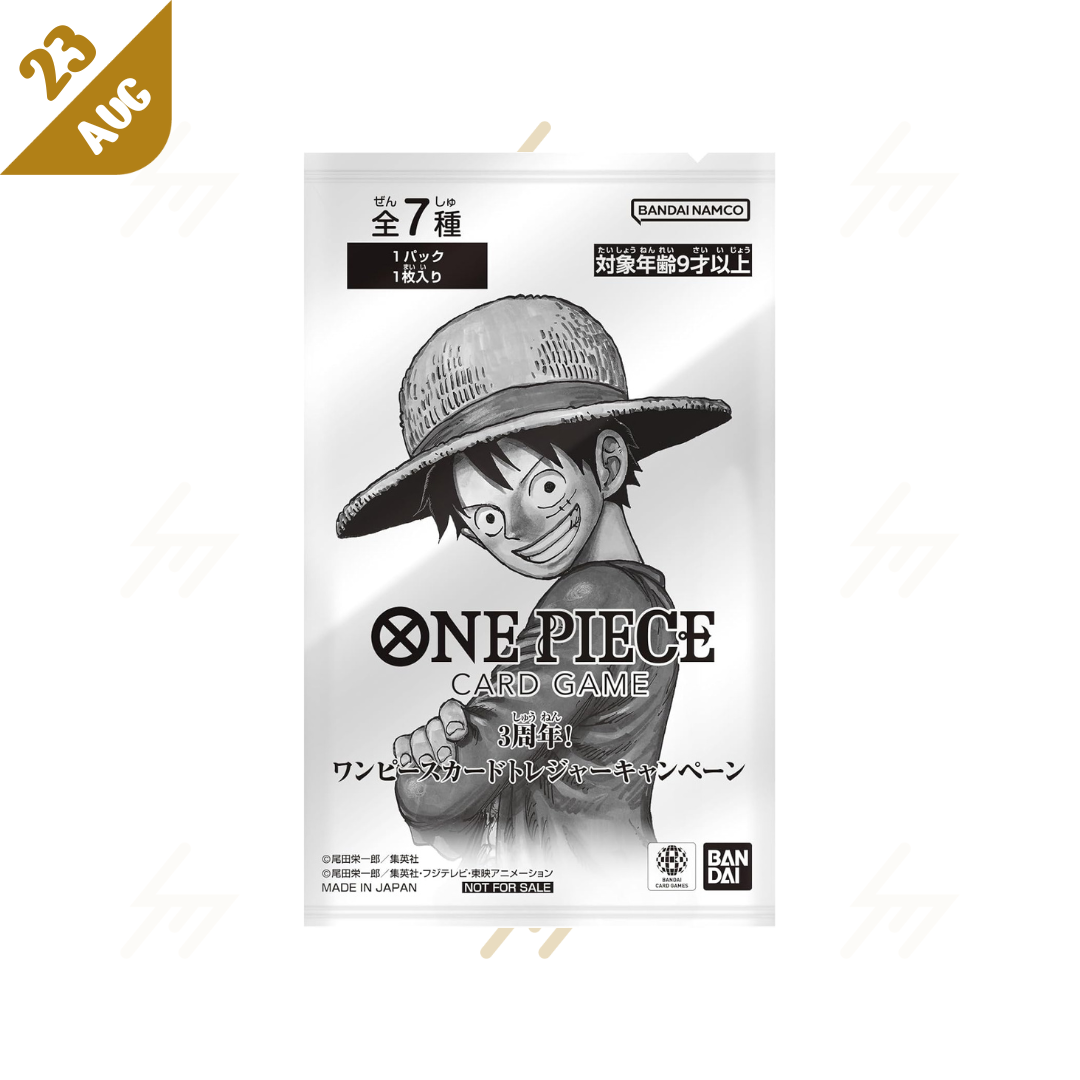 PRE-ORDER: One Piece - Promo Pack - 3rd Anniversary! One Piece Card Treasure Campaign Pack