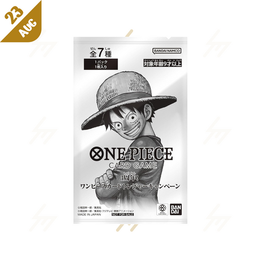 PRE-ORDER: One Piece - Promo Pack - 3rd Anniversary! One Piece Card Treasure Campaign Pack