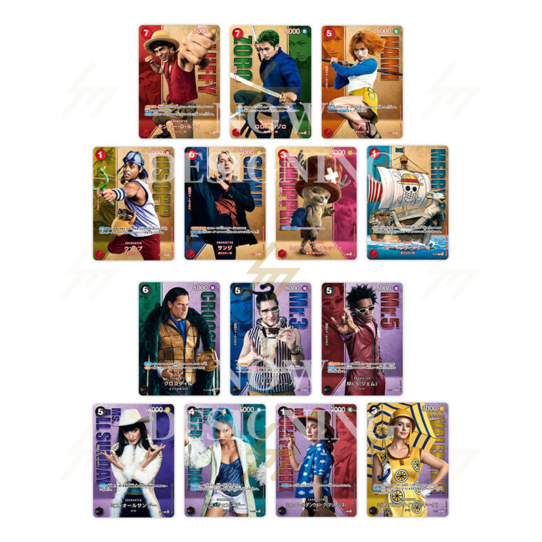 PRE-ORDER: One Piece - Premium Card Collection - Live Action Edition 2: Straw Hat Pirates & Baroque Works (Japanese)