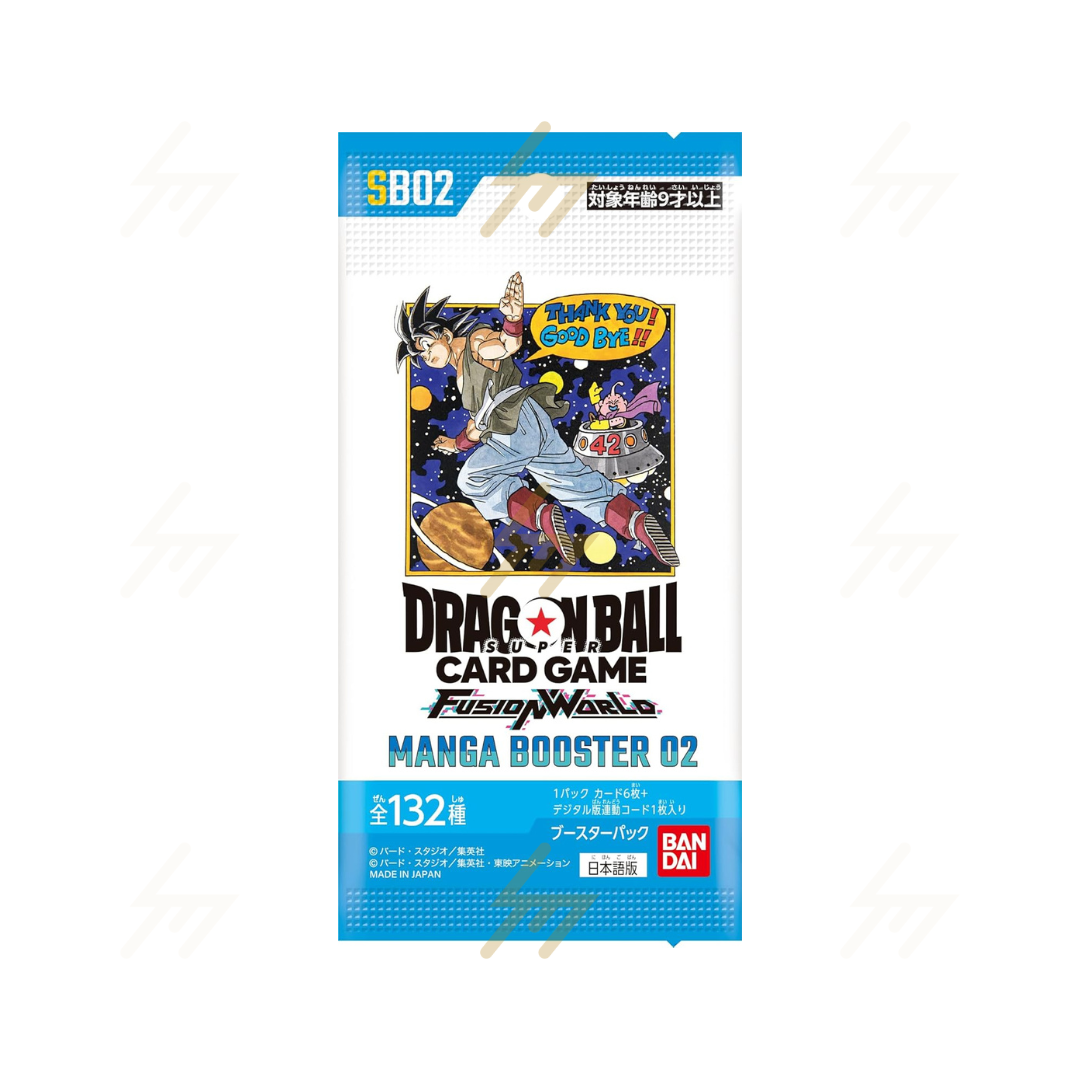 PRE-ORDER: SB02 - Dragon Ball Super Card Game Fusion World - Booster Box - MANGA BOOSTER 02 (Japanese)