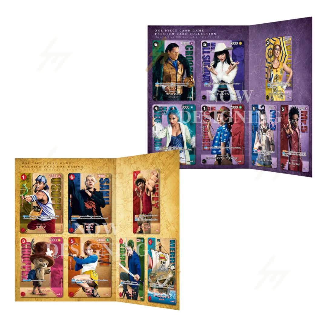 PRE-ORDER: One Piece - Premium Card Collection - Live Action Edition 2: Straw Hat Pirates & Baroque Works (Japanese)
