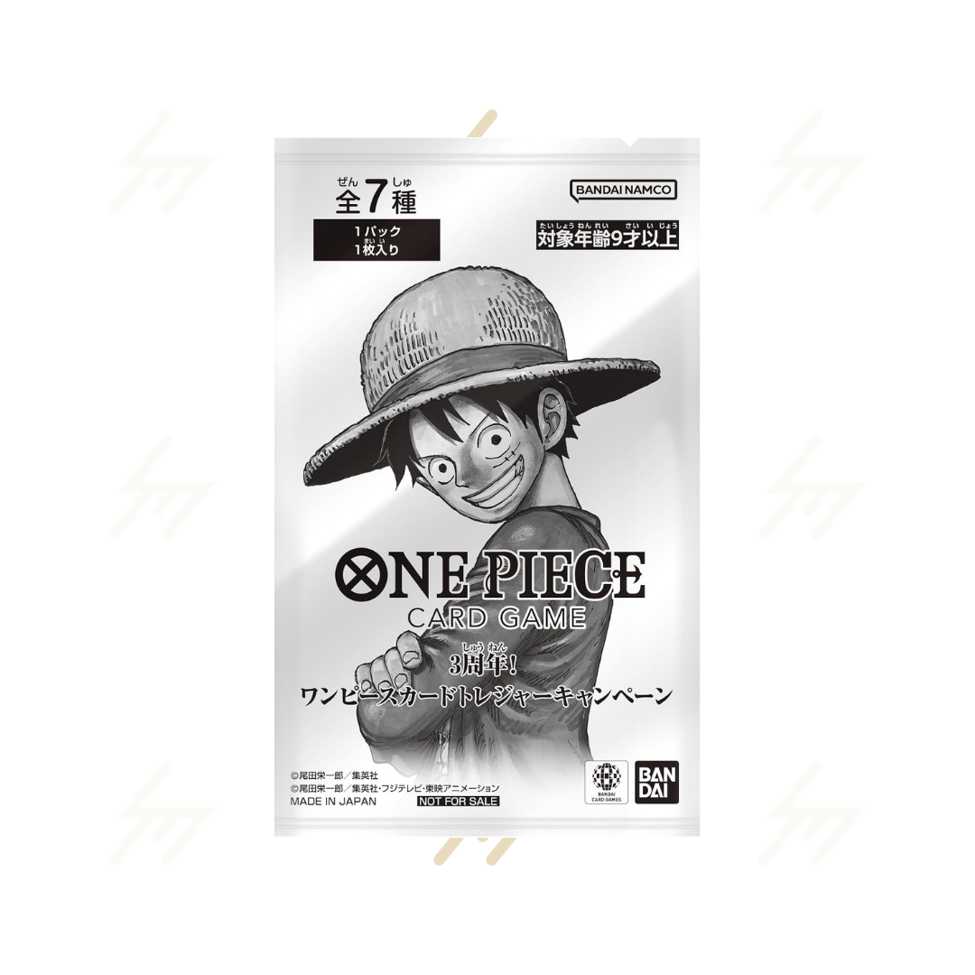 PRE-ORDER: One Piece - Promo Pack - 3rd Anniversary! One Piece Card Treasure Campaign Pack