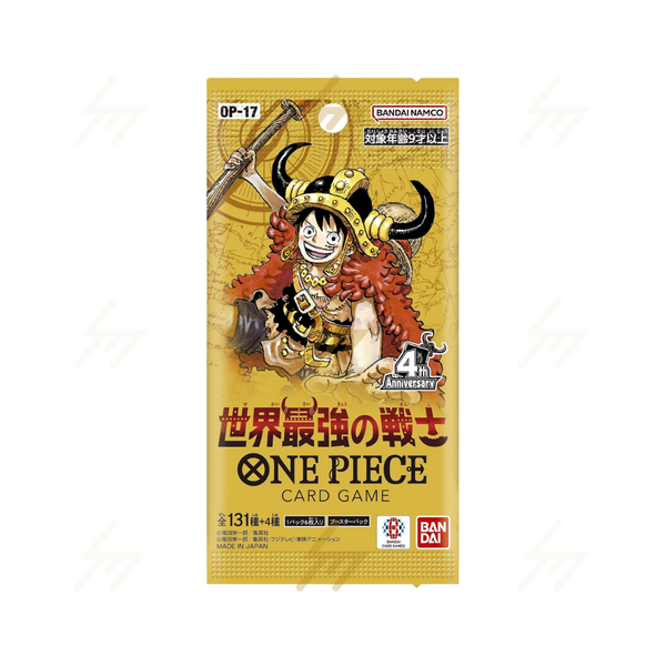 One Piece - OP17 - Booster Pack - The World's Strongest Warriors (Japanese)