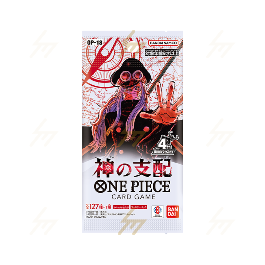 PRE-ORDER: One Piece - OP18 - God's Dominion (Japanese)