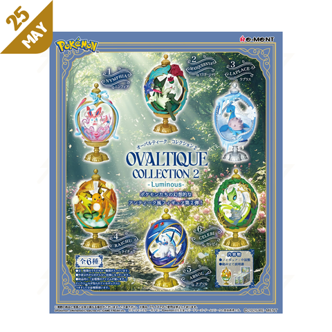 PRE-ORDER: Re-Ment - Blind Box - Pokemon - OVALTIQUE COLLECTION 2 -Luminous-