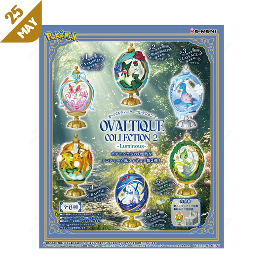 PRE-ORDER: Re-Ment - Blind Box - Pokemon - OVALTIQUE COLLECTION 2 -Luminous-