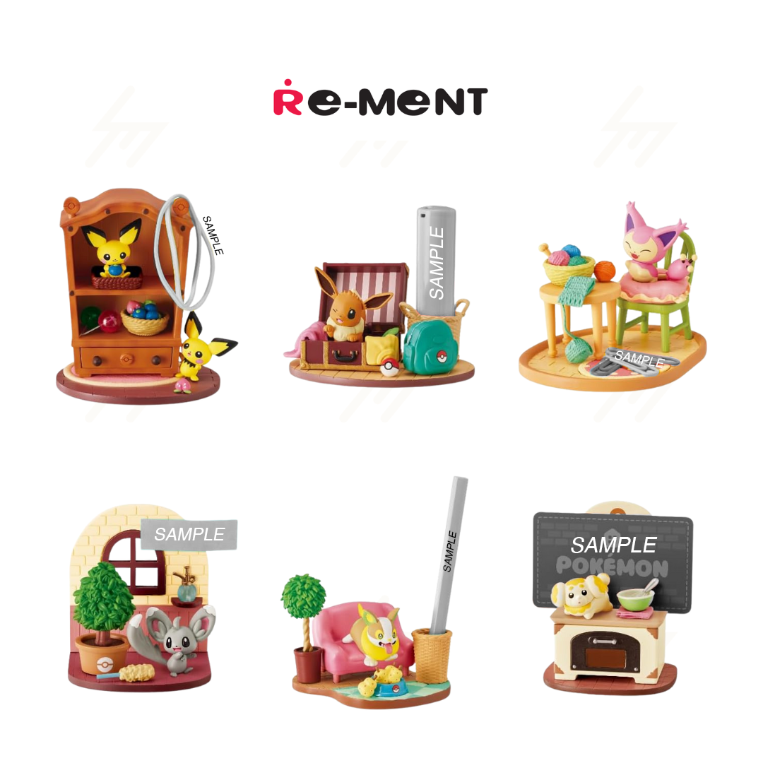PRE-ORDER: Re-Ment - Blind Box - Pokemon - DesQ Relaxing Home!