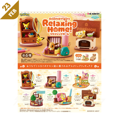 PRE-ORDER: Re-Ment - Blind Box - Pokemon - DesQ Relaxing Home!