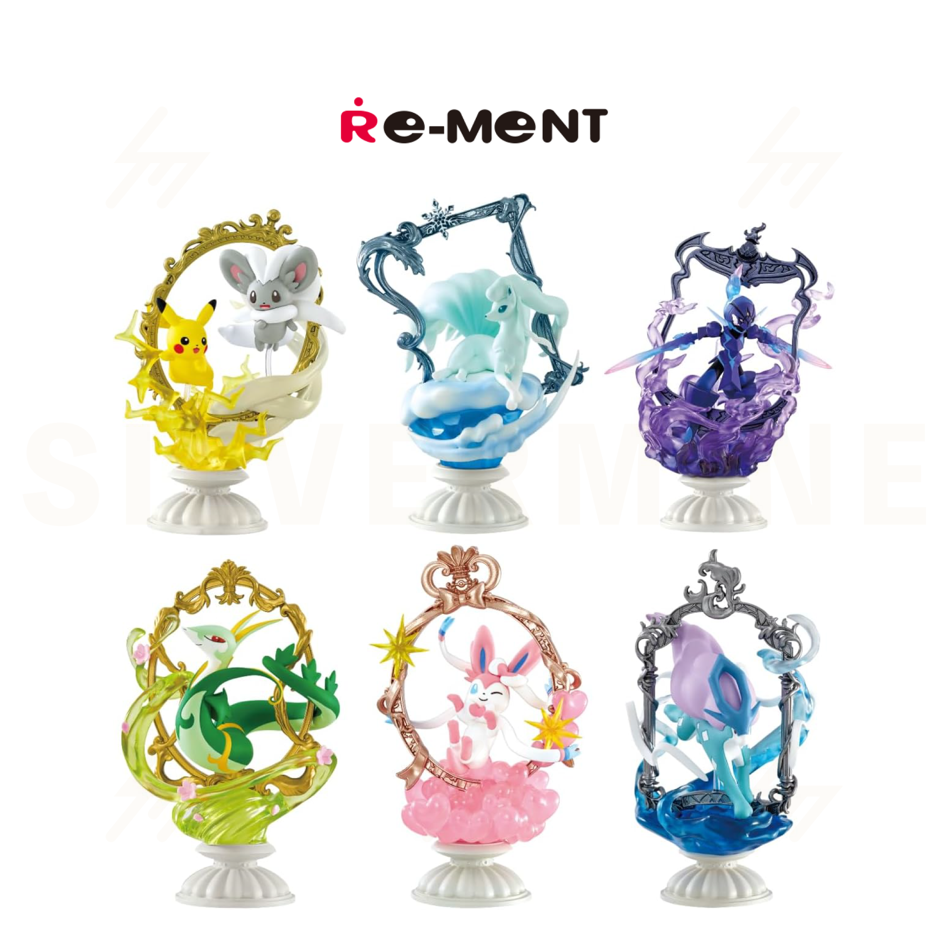 Re Ment Blind Box Pokemon Decorative Frame Collection Silvermine