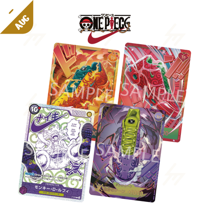 PRE-ORDER: Nike x One Piece - Promo Card - 4 Card Set (Japanese)