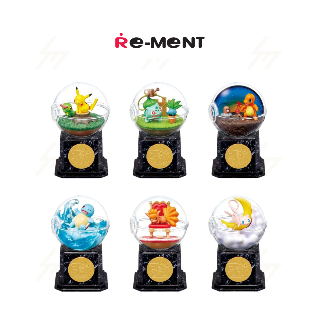 PRE-ORDER: Re-Ment - Blind Box - Pokemon -  Terrarium Collection 10 (30th Anniversary Edition)