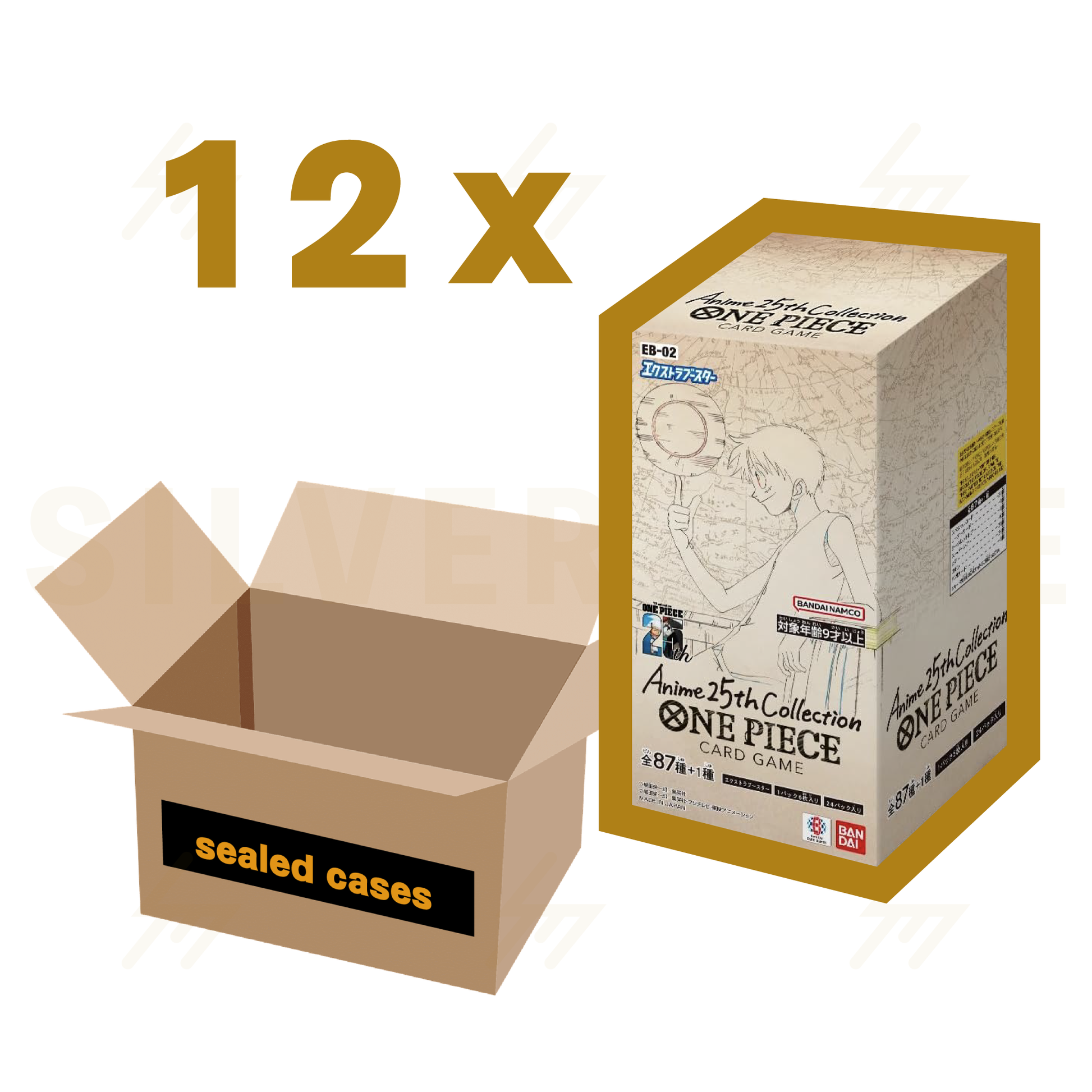 eb02 booster box case One Piece (EB-02) Extra Display Sealed (12 Boxes) capturing the essence of the beloved series like never before One Piece EB-02 Anime 25th
