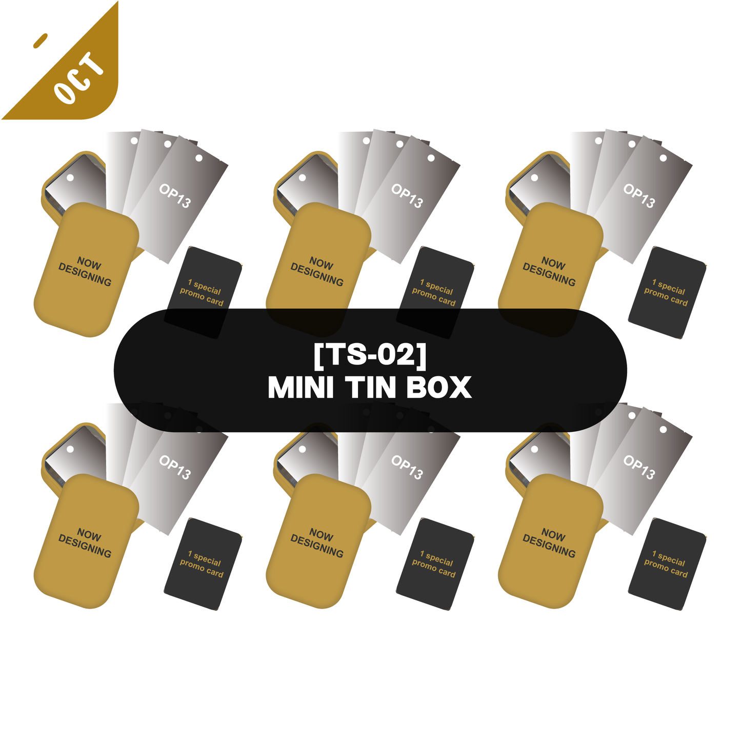 PRE-ORDER: One Piece - TS02 - Mini-tin Pack Set
