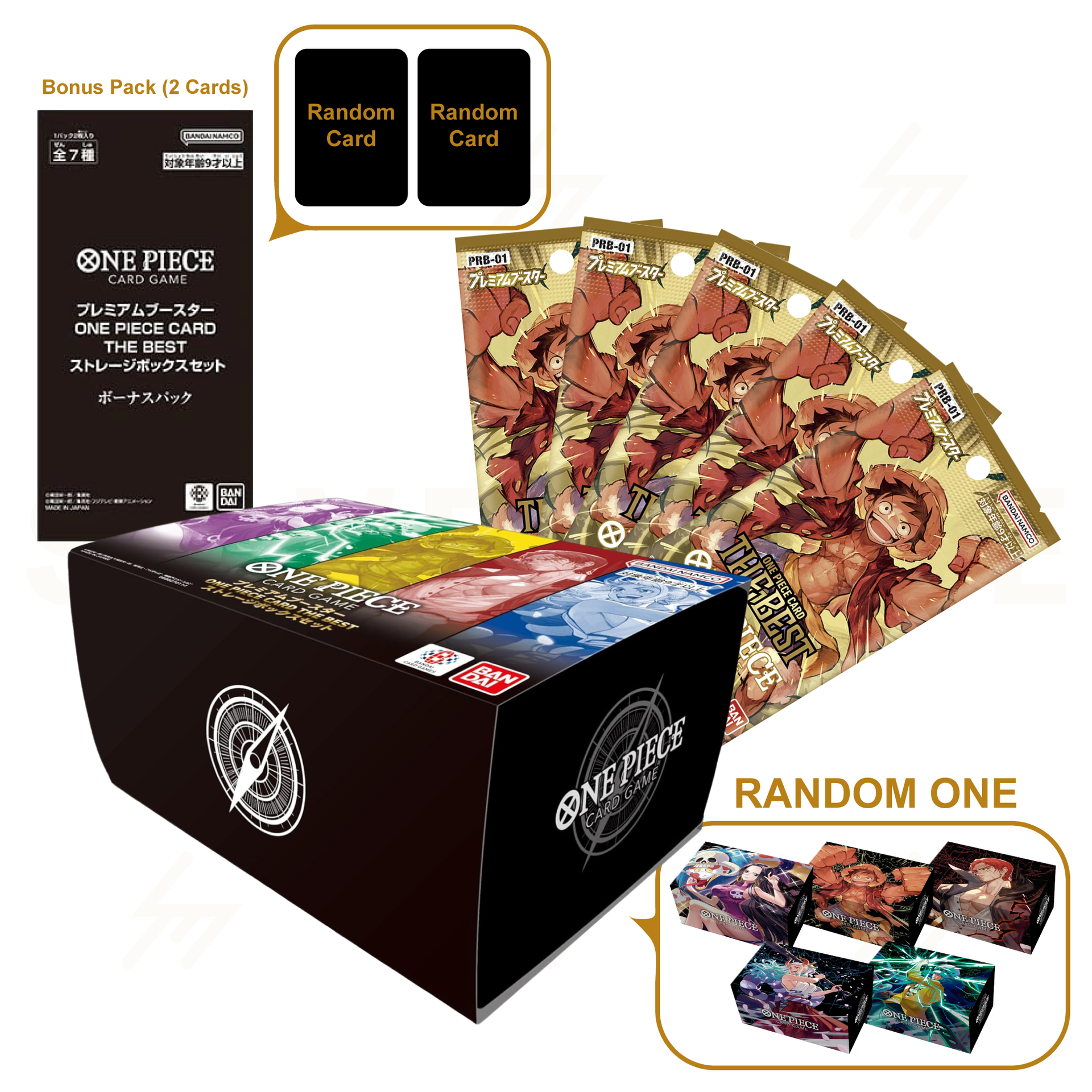 One Piece - Premium Booster ONE PIECE CARD THE BEST Storage Box Set Silvermine One Piece - Premium Booster ONE PIECE CARD THE BEST Storage Box Set Silvermine