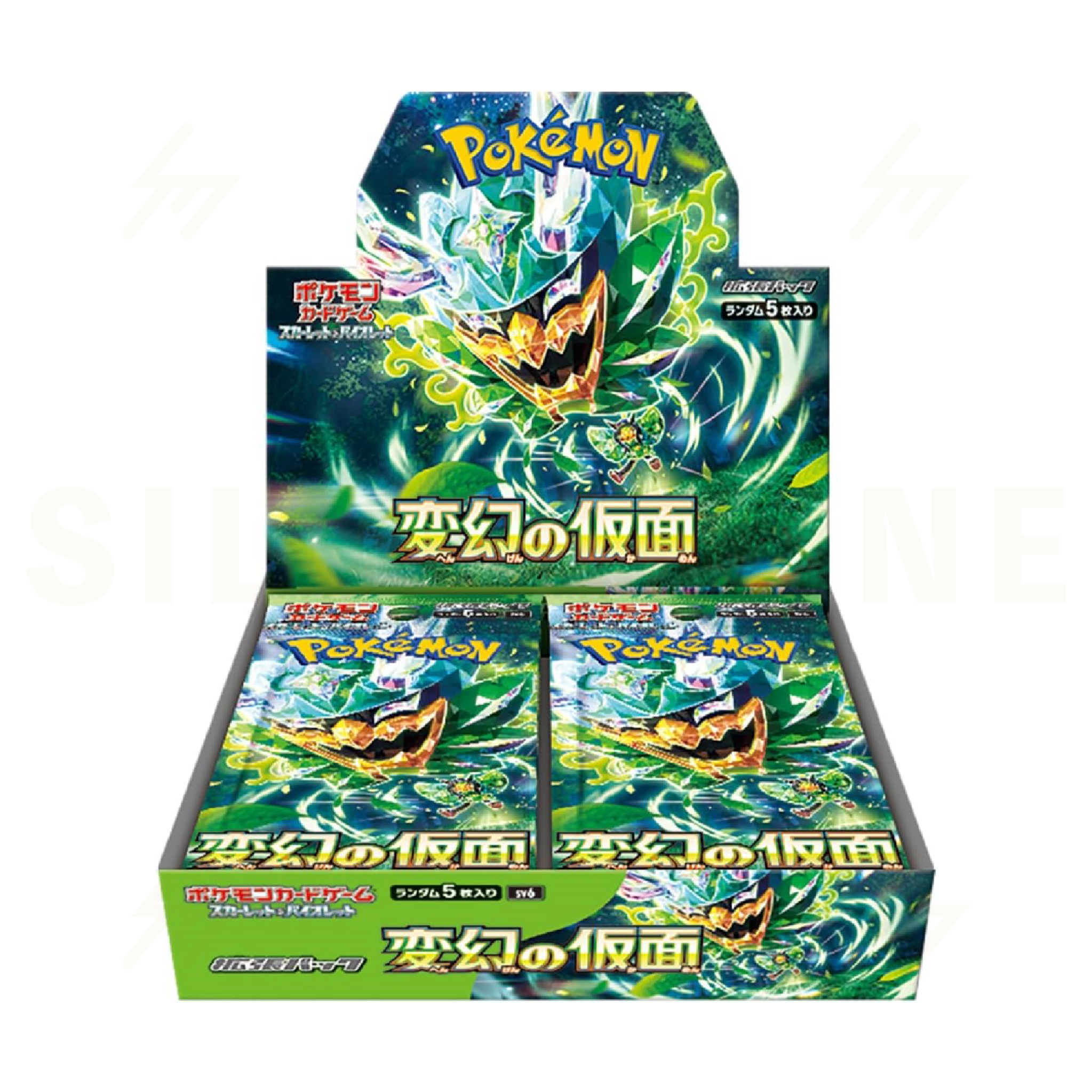 sv6 - Pokemon TCG - Booster Box - Scarlet & Violet - Mask of Change (J Silvermine sv6 - Pokemon TCG - Booster Box - Scarlet & Violet - Mask of Change (J Silvermine