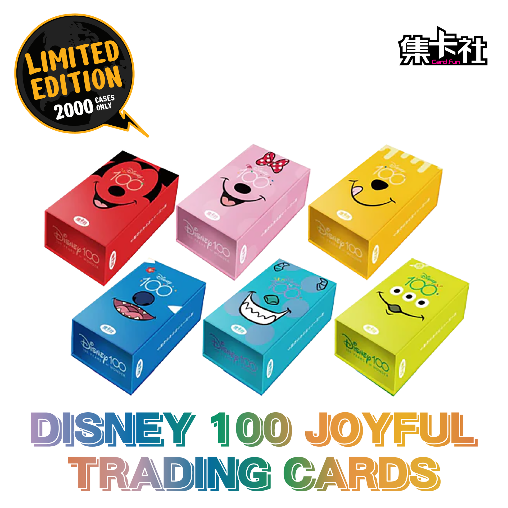 CardFun - Booster Box - Disney 100 Joyful Trading Card CardFun - Booster Box - Disney 100 Joyful Trading Card