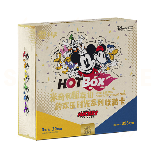 KAKAWOW - Booster Box - Disney 100 Mickey & Friends Cheerful Times Trading Cards HOTBOX