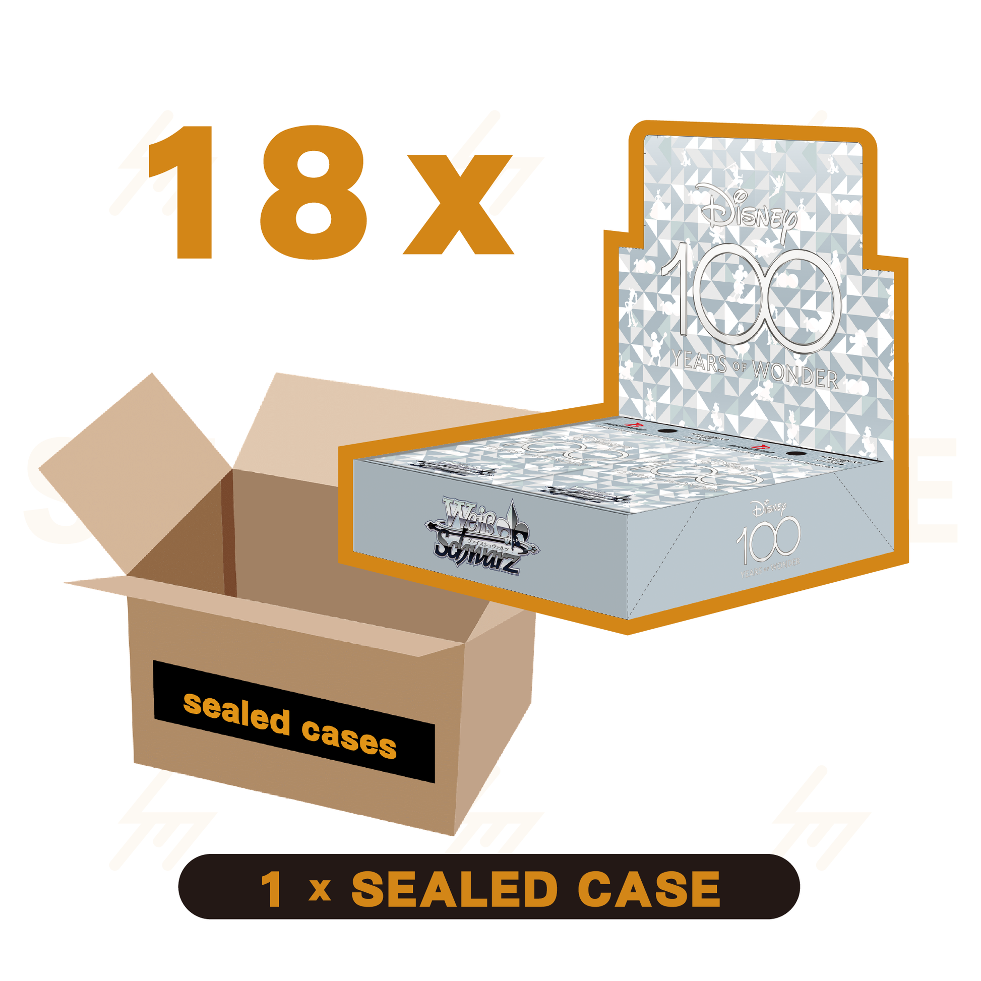 Weiss Schwarz - Booster Case - Disney 100 Years of Wonder – Silvermine Weiss Schwarz - Booster Case - Disney 100 Years of Wonder – Silvermine