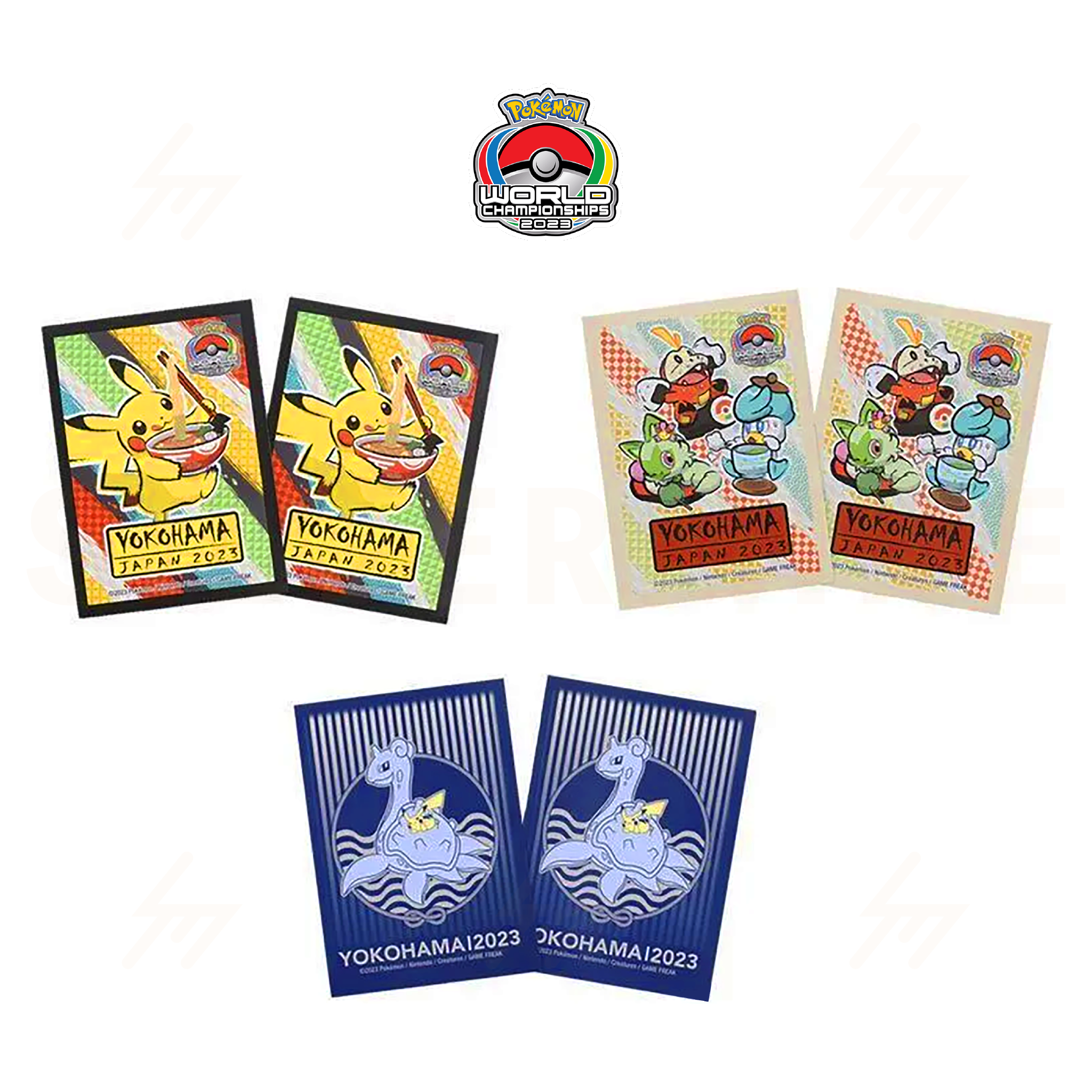 WCS23 - Pokemon TCG - Card Sleeves Sets