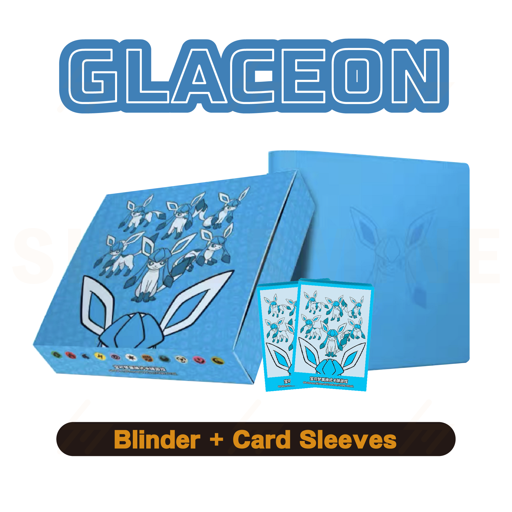 Pokemon TCG - Eeveelution GX Gift Box - Binder & Card Sleeves Set