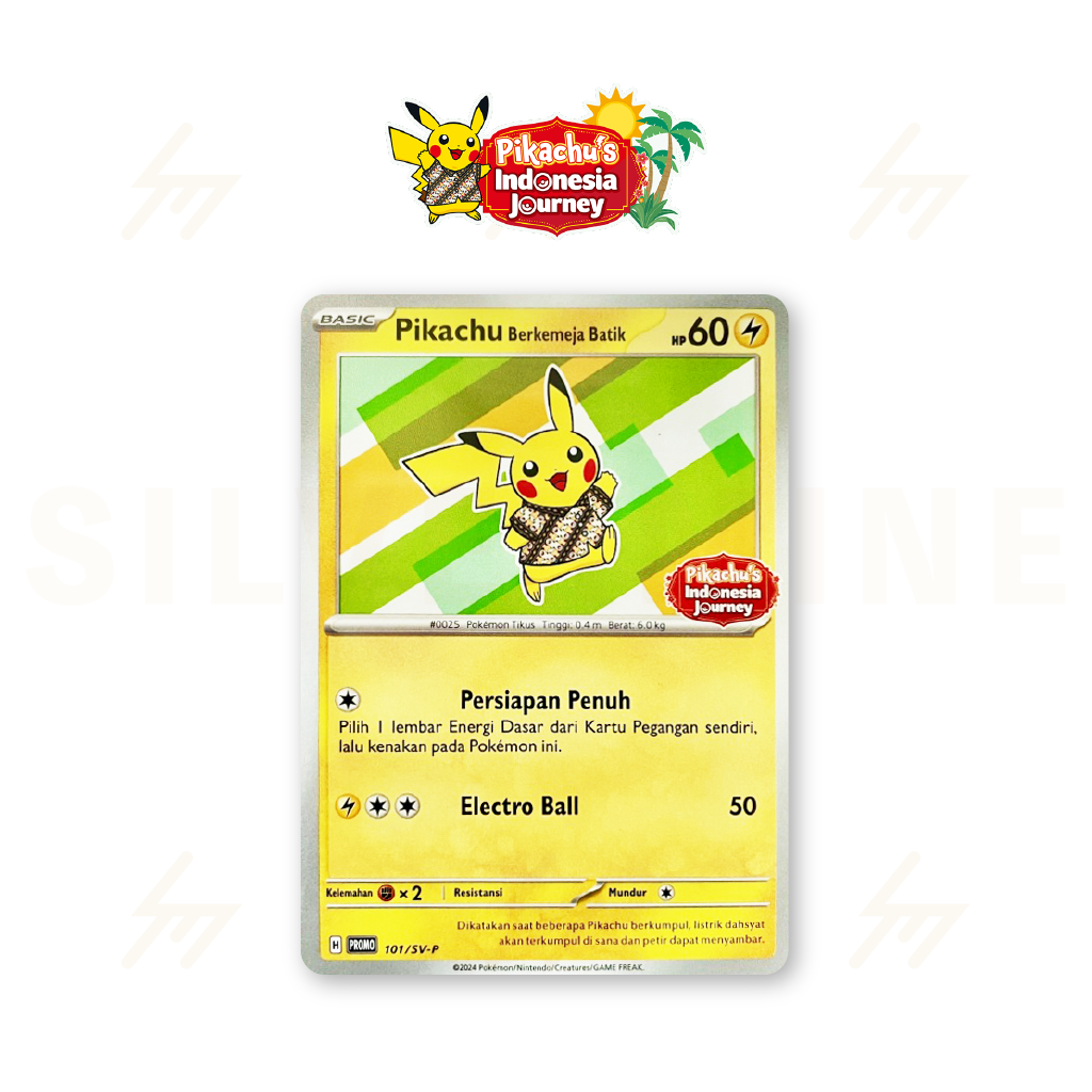 Pokemon TCG - Single Card - Promo - Pikachu's Indonesia Journey