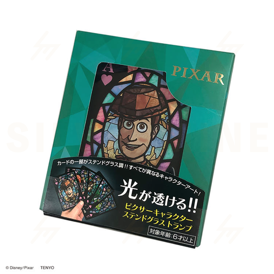 Tenyo - Pixar Characters Stained Glass Playing Cards