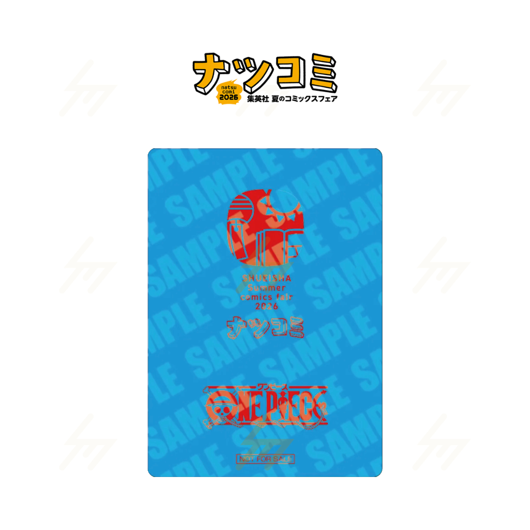 PRE-ORDER: One Piece - Single Card - SHUEISHA Summer comics fair 2026  - Monkey D. Luffy (Japanese)