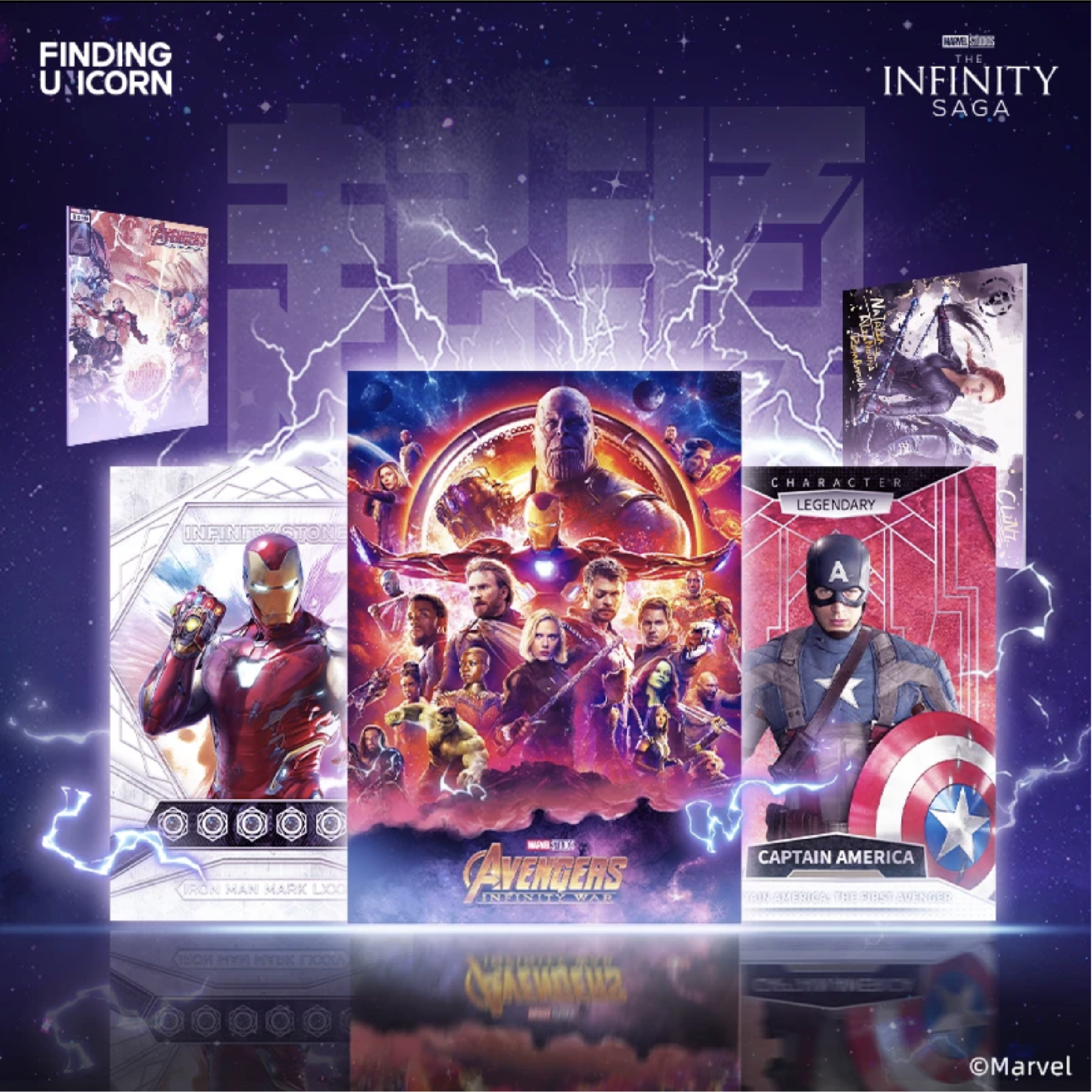 FINDING CARD - Booster Box - Marvel Studios - The Infinity Saga Origin Series Trading Card